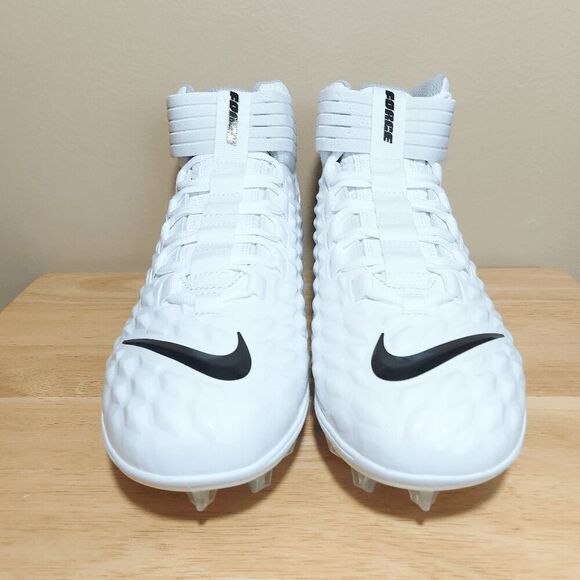 Nike Force Savage Pro 2 Football Cleats White Black AH4000-100 Men's Size 11 - Picture 2 of 7